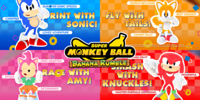 Roll Around at the Speed of Sound With Sonic, Tails, Knuckles, and Amy in Super Monkey Ball Banana Rumble