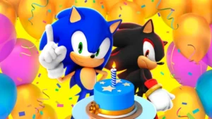 Time to Party in Sonic's Birthday Bash in Sonic Speed Simulator