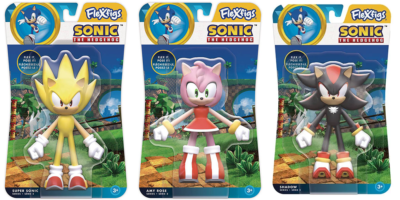 Super Sonic, Shadow, and Amy FleXfigs Now Available for Pre-Order