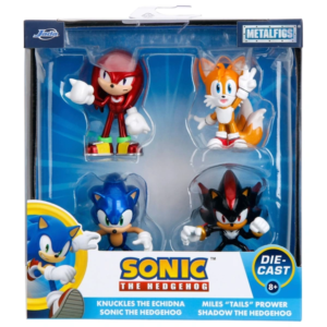 Sonic the Hedgehog MetalFigs Diecast 4 Pack by Jada Toys Listed on Smyths Toys