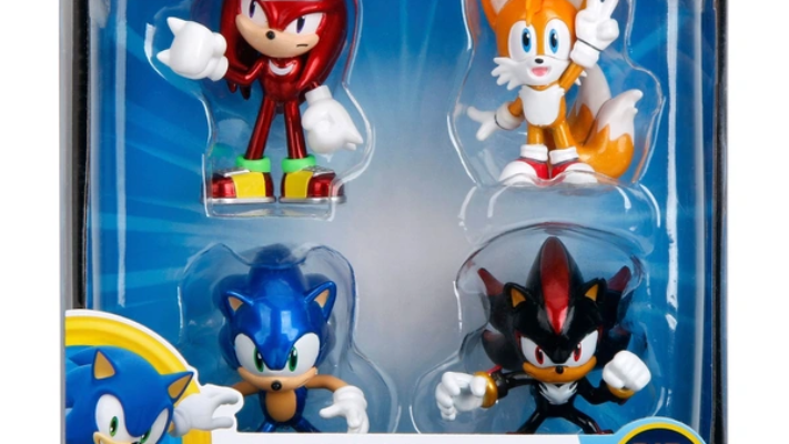 Sonic the Hedgehog MetalFigs Diecast 4 Pack by Jada Toys Listed on Smyths Toys