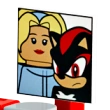 The Lego versions of Maria and Shadow.