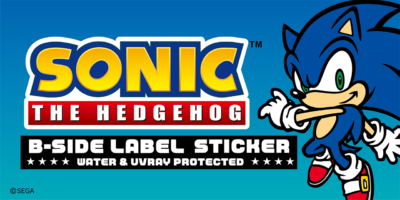 Sonic Channel Translation: B-SIDE LABEL Sonic the Hedgehog Collaboration Sticker