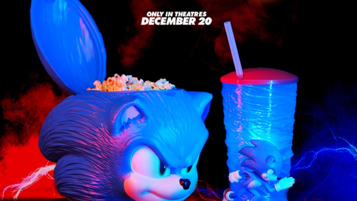 Snack from Sonic’s Head: Sonic 3 Collectibles and Fan Events at AMC & Regal