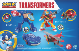 Sonic the Hedgehog X TRANSFORMERS Action Figures Announced