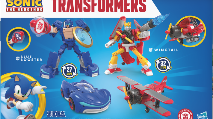 Sonic the Hedgehog X TRANSFORMERS Action Figures Announced