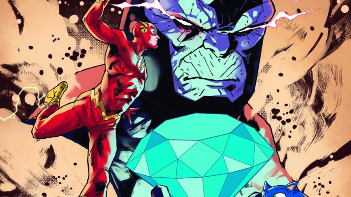 Sonic and The Flash Face Off Against Darkseid in DC x Sonic the Hedgehog #2 Preview