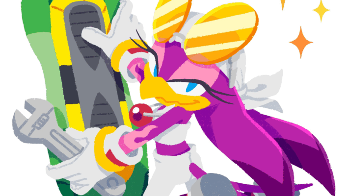 Sonic Channel Highlights Wave the Swallow in April 2025 Commemorative Illustration