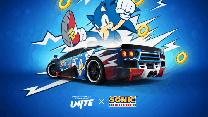 Sonic Speeds into Asphalt Legends Unite in Ring-Chasing Crossover Event