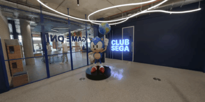 SegaWorld’s Restored Sonic Statue Lives On at Sega Europe’s New HQ