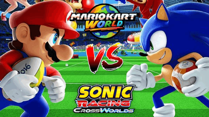 Sonic Racing: CrossWorlds Sparks Rivalry After Mario Kart World Speed Limitation