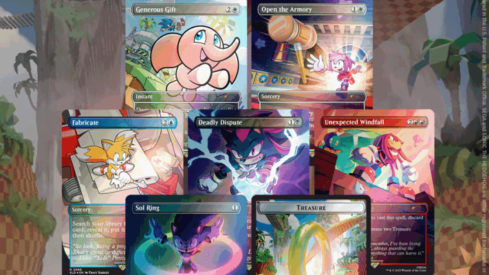 Scalpers Are Already Flipping Sonic x Magic: The Gathering Cards for Triple the Price