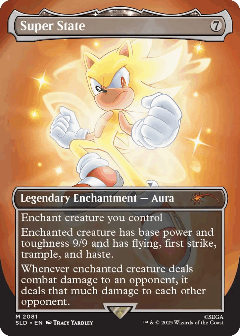 Secret Lair Dungeons And Dragons MTG Secret Lair X Sonic: Turbo