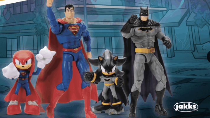 Sonic x DC Toy Line Expands With Superman, Batman, and New Mini Figures