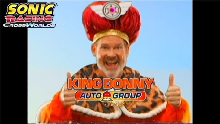 Meet “King” Don Pauschauser, the Breakout Star of Sonic Racing: CrossWorlds’ Retro Ad