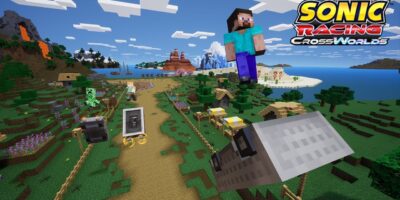 Minecraft Pack Now Available in Sonic Racing: CrossWorlds