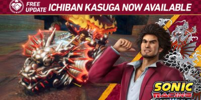 Ichiban Kasuga Joins Sonic Racing: CrossWorlds in Free Crossover Update
