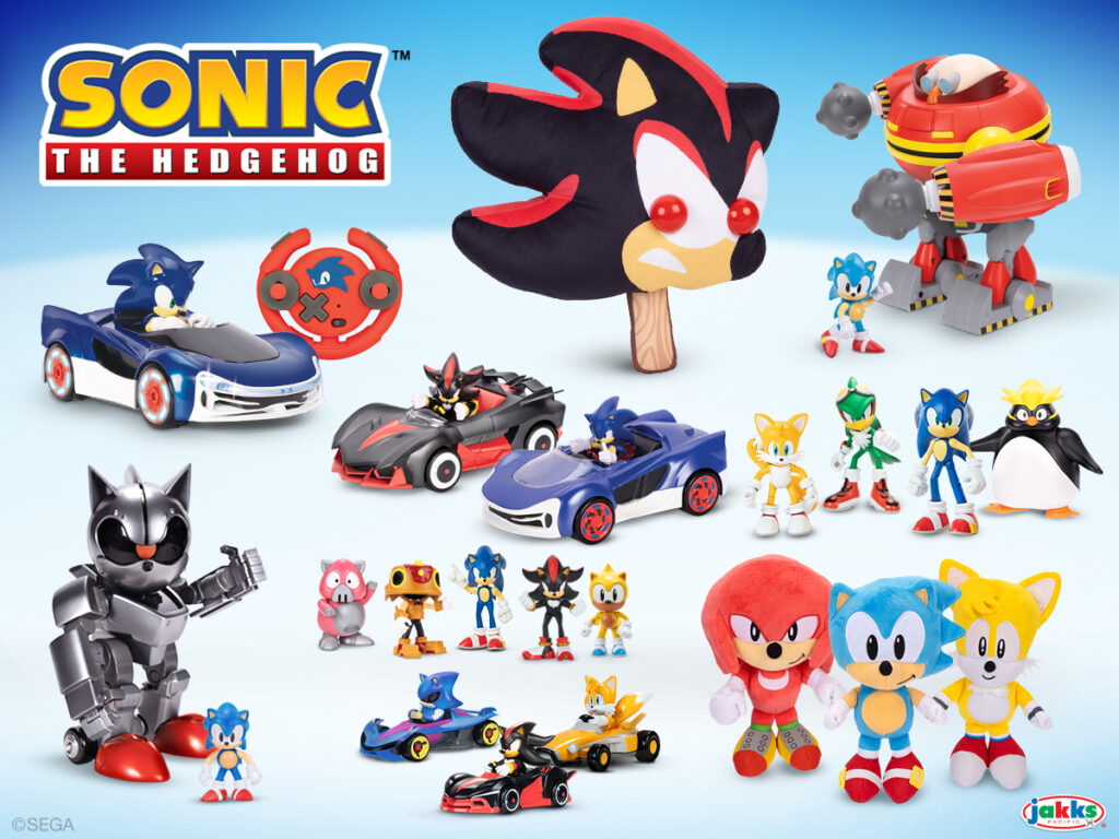 SEGA and JAKKS Pacific Renew Global Sonic the Hedgehog Toy Partnership Through 2029