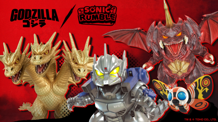 Godzilla Crossover Event Goes Live in Sonic Rumble With Kaiju Rewards and Twitch Drops