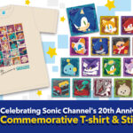 SEGA Reveals Sonic Channel 20th Anniversary T-Shirt and Sticker Set