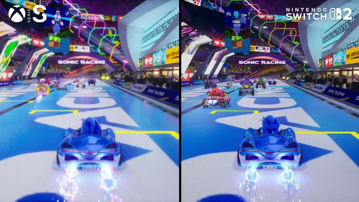 Sonic Racing: CrossWorlds Switch 2 Upgrade Delivers Sharper Resolution but Drops Series S Effects