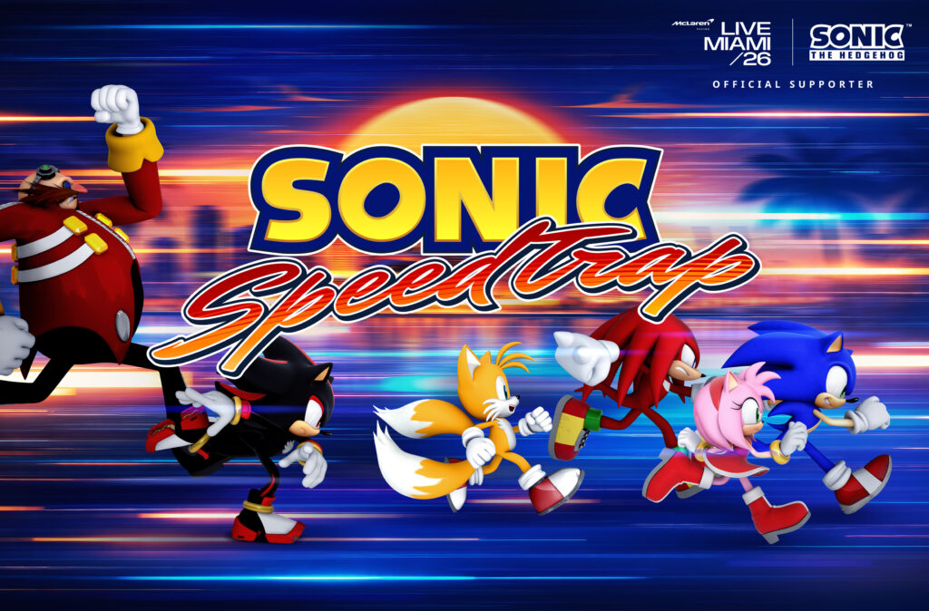 Sonic the Hedgehog Joins McLaren Racing Live Miami With Fan Activations, Mascots, and Sonic Rumble Party Event