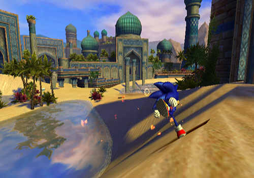 Sonic and the Secret Rings image from Morio Kishimoto's Sonic Channel column